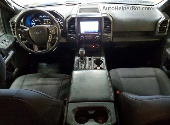 1FTEX1EPXLKF45399 2020 FORD F150 Silver Dashboard view