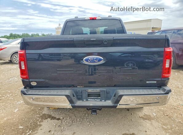 1FTEX1EPXNKF30274 2022 FORD F150 Черный Вид сзади