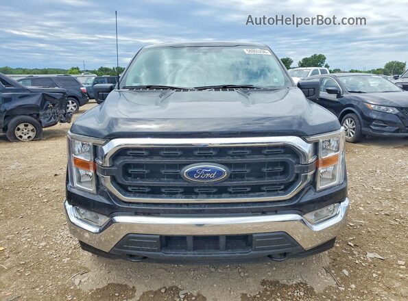 1FTEX1EPXNKF30274 2022 FORD F150 Черный Вид спереди