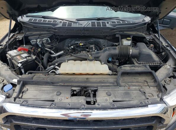 1FTEX1EPXNKF30274 2022 FORD F150 Черный Вид задней части салона