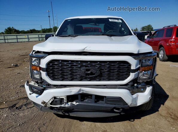1FTEX1EPXPKF77646 2023 FORD F150 White Front view