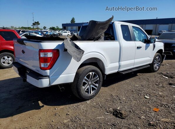 1FTEX1EPXPKF77646 2023 FORD F150 White Rear right