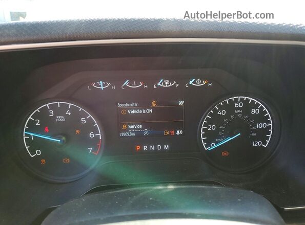 1FTEX1EPXPKF77646 2023 FORD F150 White Instrument cluster view