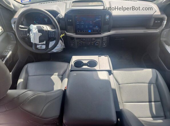 1FTEX1K57RKD00832 2024 FORD F150 White Vista del salpicadero