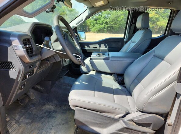 1FTEX1K87SKD54955 2025 FORD F150 White Вид салону спереду