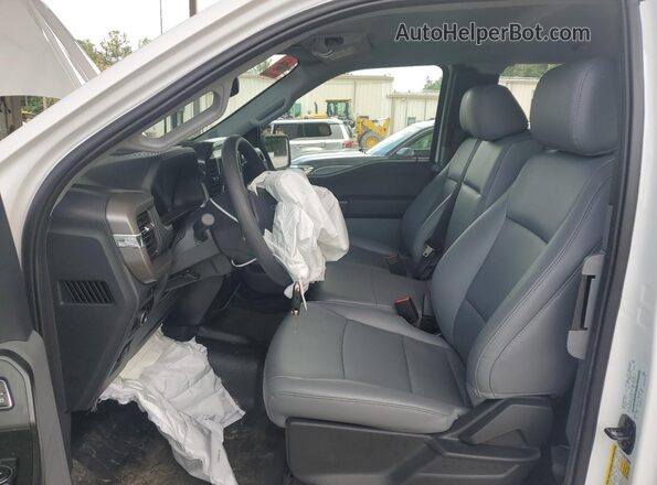 1FTEX1KP7SKE07726 2025 FORD F150 White Вид салону спереду
