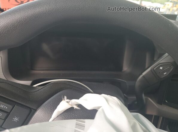 1FTEX1KP7SKE07726 2025 FORD F150 White Вид щитка приладів