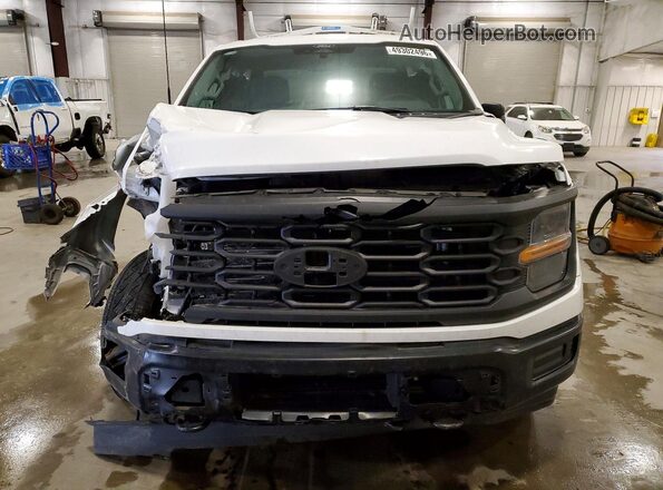 1FTEX1LP5RKE07054 2024 FORD F150 White Դիմացի տեսք