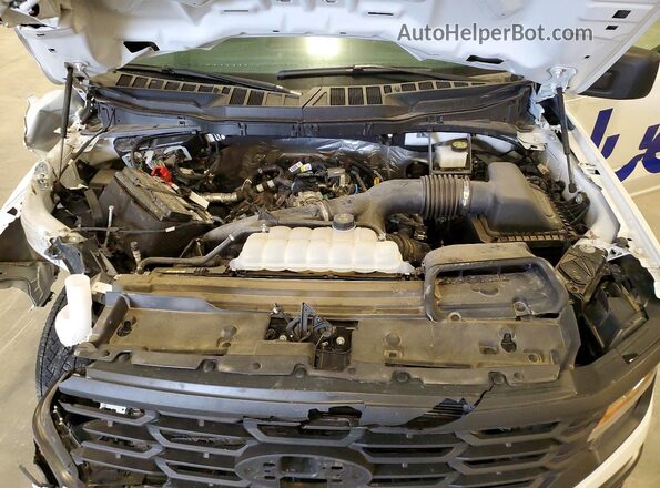 1FTEX1LP5RKE07054 2024 FORD F150 White Սալոնի հետևի տեսք