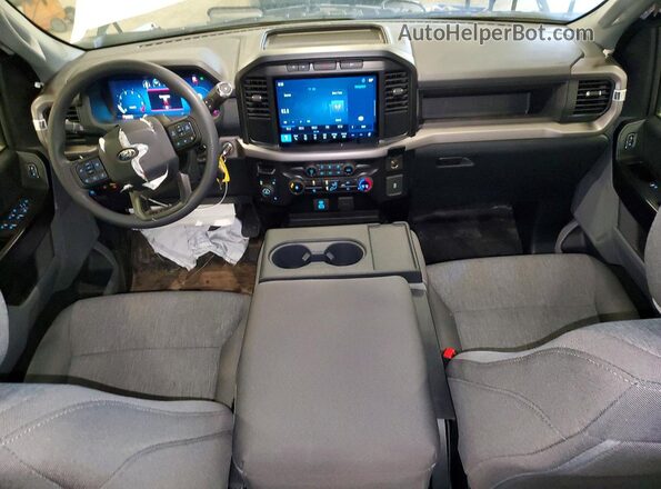 1FTEX1LP5RKE07054 2024 FORD F150 White Առջևի վահանակի տեսք