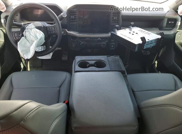 1FTEX1LP6SKF05581 2025 FORD F150 White Dashboard view