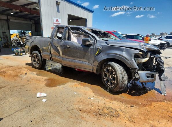 1FTEX2KP5RKD35392 2024 FORD F150 Gray Front right
