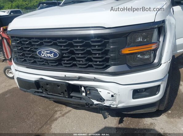 1FTEX2KPXRKF59385 2024 FORD F150 White Вид спереду