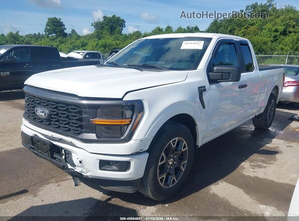 1FTEX2KPXRKF59385 2024 FORD F150 White Передня ліва чверть