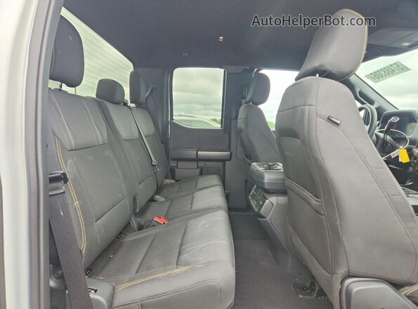 1FTEX2LP4SKF43879 2025 FORD F150 White Rear seats view