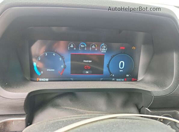 1FTEX2LP4SKF43879 2025 FORD F150 White Instrument cluster view
