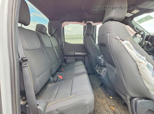 1FTEX2LP4SKF61587 2025 FORD F150 White Widok tylnych siedzeń