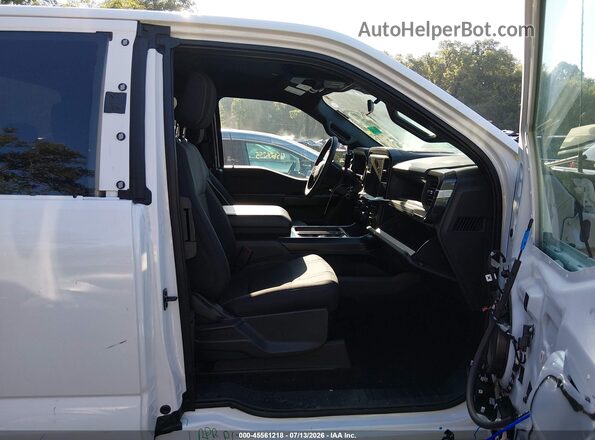 1FTEX2LP6SKE31990 2025 FORD F150 White Vista interior delantera