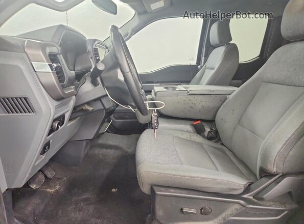 1FTEX3K87RKD09942 2024 FORD F150 Черный Вид салона спереди
