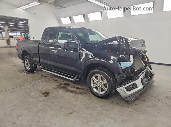 1FTEX3K87RKD09942 2024 FORD F150 Черный Передняя правая четверть