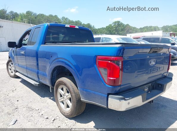 1FTEX3KP5SKD41818 2025 FORD F150 Blue Задня ліва чверть