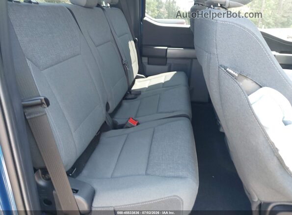 1FTEX3KP5SKD41818 2025 FORD F150 Blue Вид наклейки з VIN-кодом