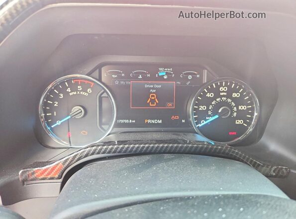 1FTFW1C13KFC96747 2019 FORD F150 Red Սարքավորումների վահանակի տեսք