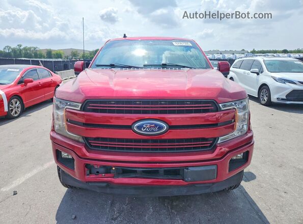 1FTFW1C13KFC96747 2019 FORD F150 Red Դիմացի տեսք