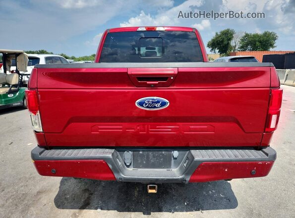 1FTFW1C13KFC96747 2019 FORD F150 Red Հետևի տեսք
