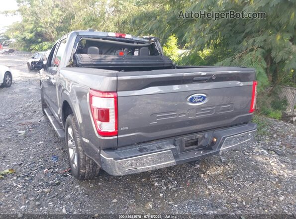 1FTFW1CD3NFA23547 2022 FORD F150 Gray Trasero izquierdo