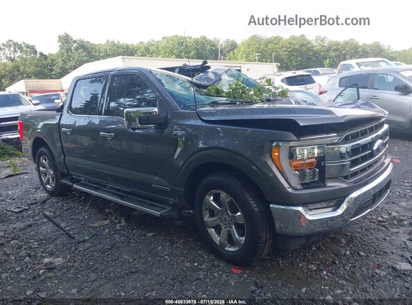 1FTFW1CD3NFA23547 2022 FORD F150 Gray Vista interior trasera