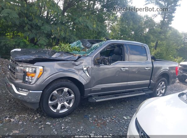 1FTFW1CD3NFA23547 2022 FORD F150 Gray Vista interior de 360 grados