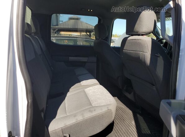1FTFW1CD5MFB18948 2021 FORD F150 White Вид задніх сидінь