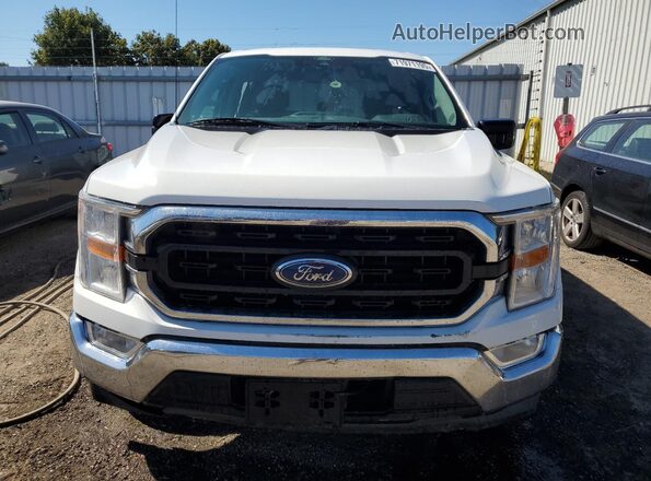 1FTFW1CD5MFB18948 2021 FORD F150 White Вид спереду