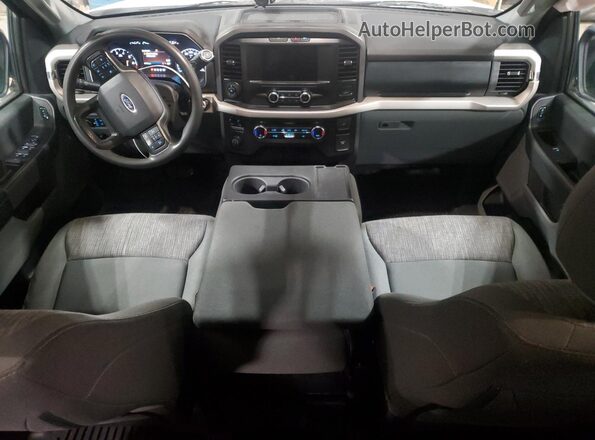 1FTFW1CD5MFB18948 2021 FORD F150 White Вид панелі приладів