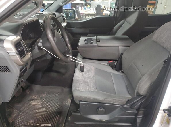 1FTFW1CD5MFB18948 2021 FORD F150 White Вид салону спереду