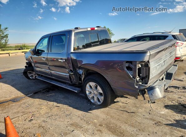 1FTFW1CD5NFA95141 2022 FORD F150 Gray უკანა მარცხენა