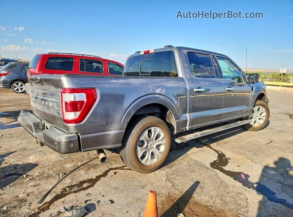 1FTFW1CD5NFA95141 2022 FORD F150 Gray უკანა მარჯვენა
