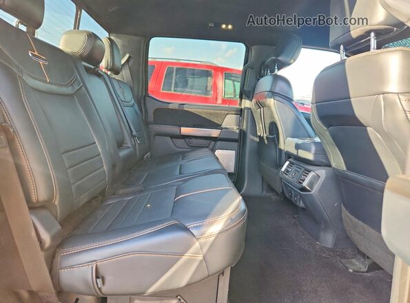 1FTFW1CD5NFA95141 2022 FORD F150 Gray უკანა სავარძლების ხედი