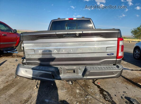 1FTFW1CD5NFA95141 2022 FORD F150 Gray უკანა ხედი