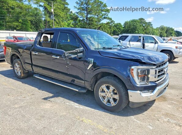 1FTFW1CD7MFC30411 2021 FORD F150 Black Передня права чверть