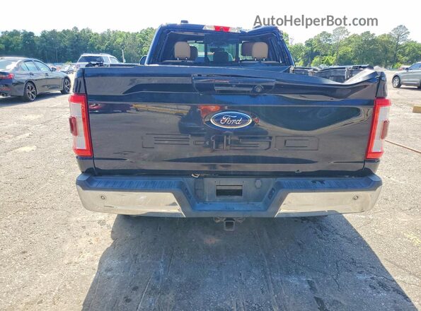 1FTFW1CD7MFC30411 2021 FORD F150 Black Вид ззаду