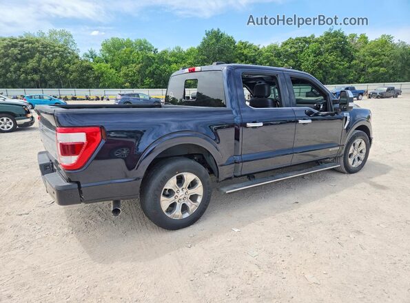 1FTFW1CD9MFB25126 2021 FORD F150 Blue Հետևի աջ