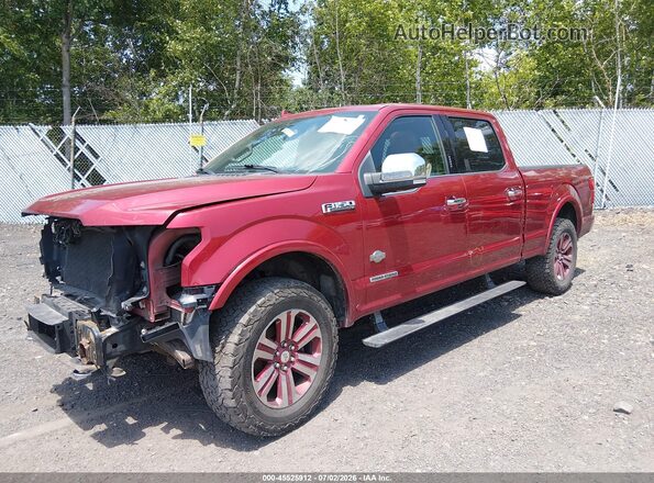 1FTFW1E10JFE70432 2018 FORD F150 Red Front left