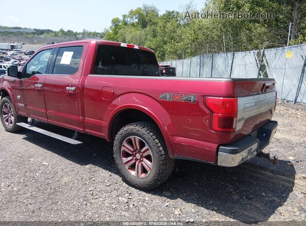 1FTFW1E10JFE70432 2018 FORD F150 Red Rear left