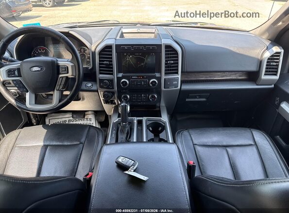 1FTFW1E11JFD72641 2018 FORD F150 Серый Вид спереди