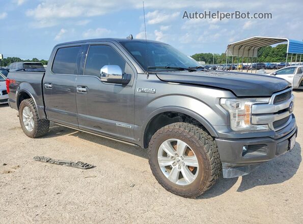 1FTFW1E13KFA06813 2019 FORD F150 Серый Передняя правая четверть