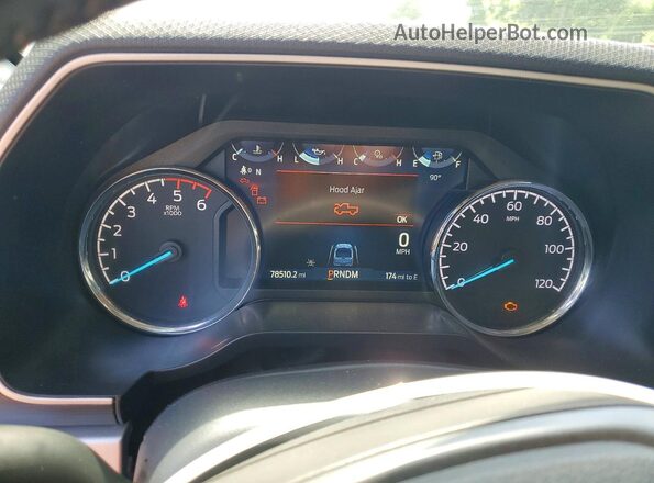 1FTFW1E13MFC73503 2021 FORD F150 White Instrument cluster view