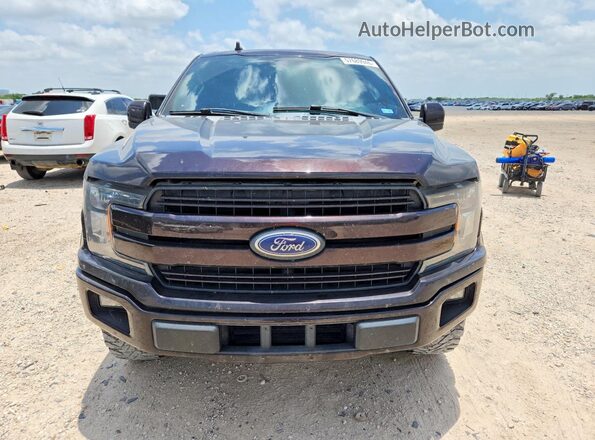 1FTFW1E14JFD73024 2018 FORD F150 Коричневый Вид спереди