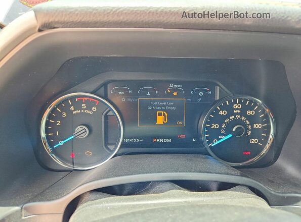 1FTFW1E14JFD73024 2018 FORD F150 Коричневый Вид щитка приборов